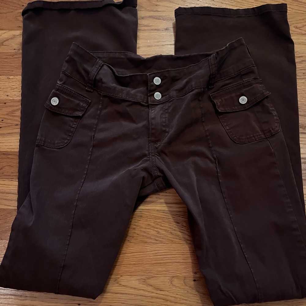 Brandy Melville Brown Agatha Pants Y2K
